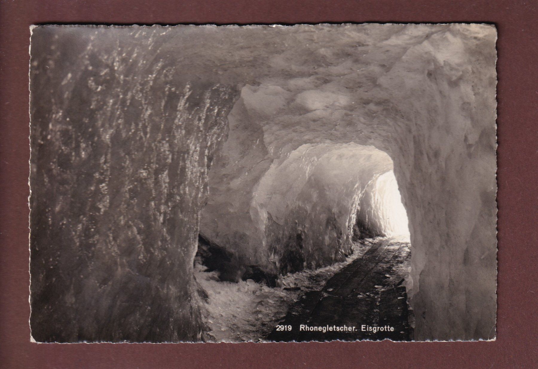Ansichtskarten: RHONEGLETSCHER - Eisgrotte – Gebraucht aus Pully von nicecards