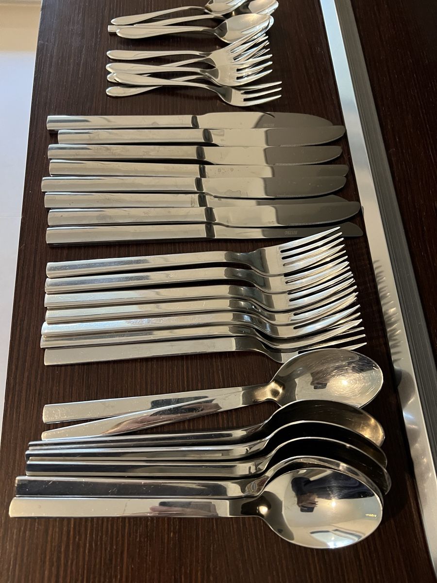 Cucine complete: Silverware Set, Stainless Steel, 45-Piece – Nuovo (secondo la descrizione) da Corsier GE venduto da Karol_save_planet 3
