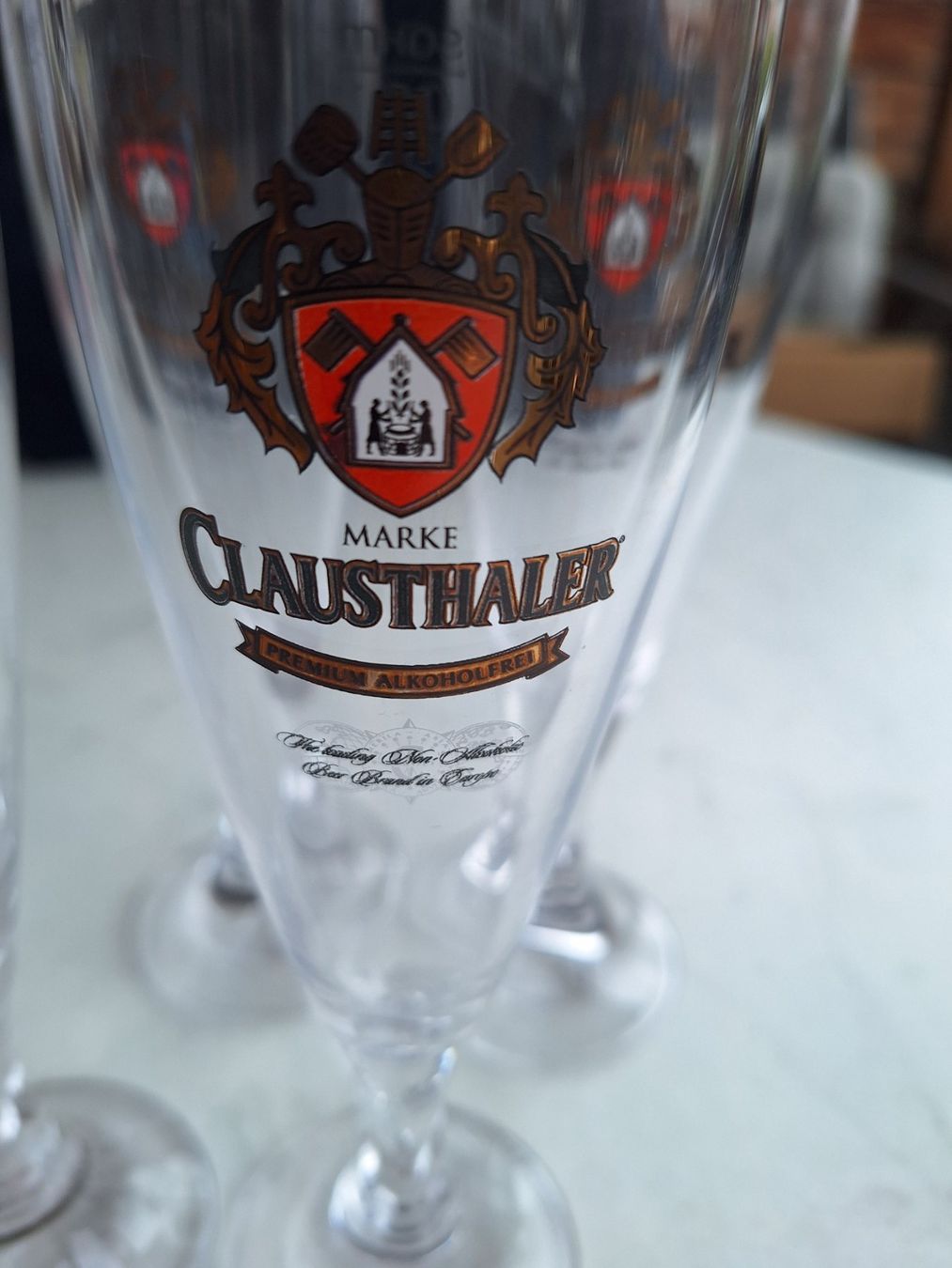 Bicchieri: 4 STK CLAUSTHALER KRISTALLBIERGLÄSER – Nuovo (secondo la descrizione) da Huttwil venduto da Kunterbuntli 1