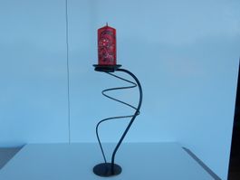 Kerzenständer Metall geschwungen Deko