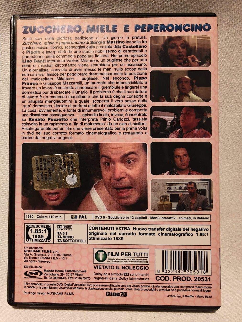 Alle DVDs: Zucchero Miele e Peperoncino – Gebraucht aus Gutenswil von Vulcano21 2