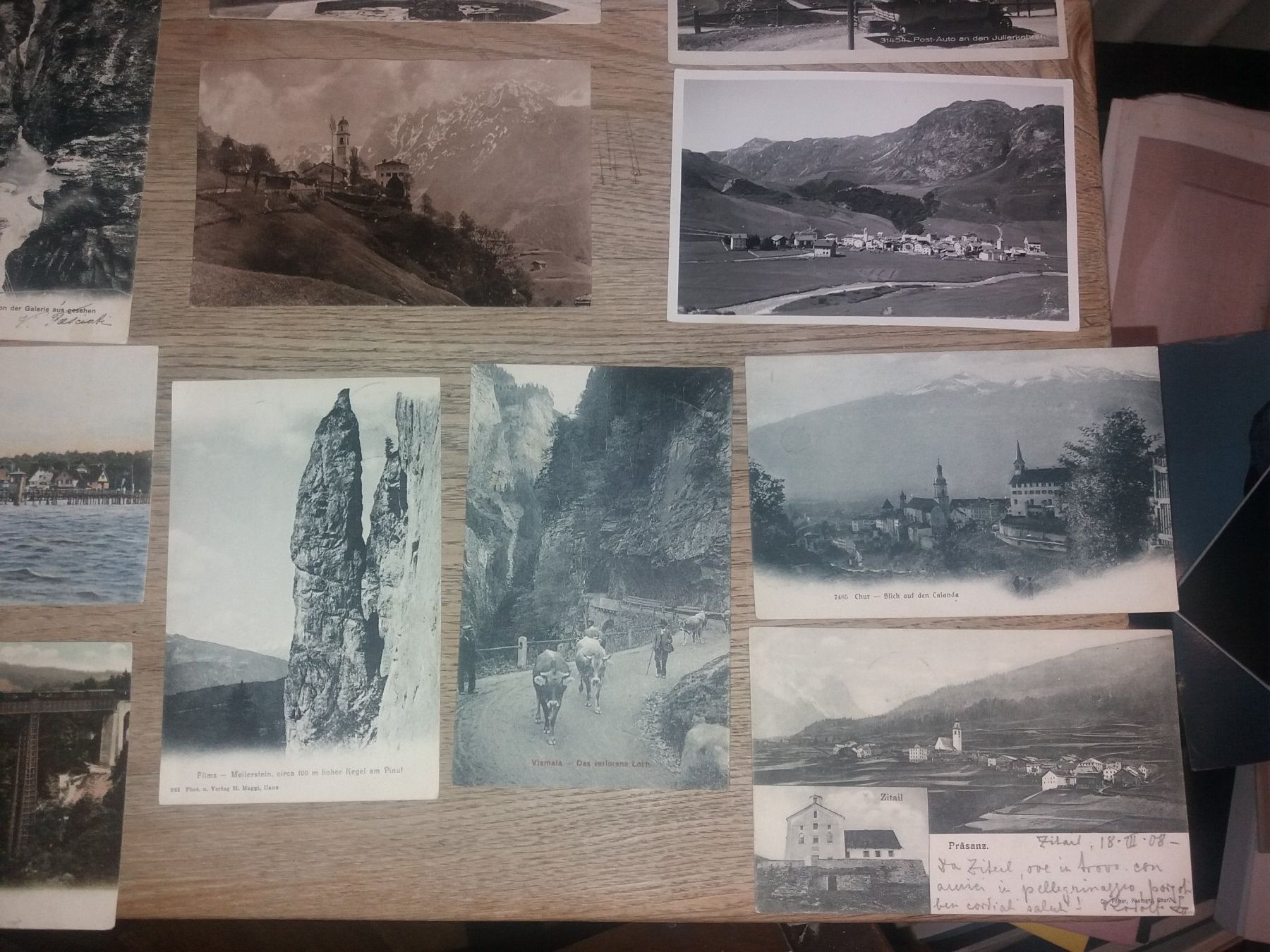 Cartes postales: ANSICHTSKARTEN Sammlung Erstangebot Bivio Graubünden Schweiz – D'occasion à Welschenrohr par Regool 3