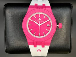 Maurice Lacroix Damen Armbanduhr pink/weiss