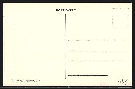Cartoline postali: AK Diemtigen, Ortspartie mit Kirche – Usato da Berlin venduto da bartko-reher 1