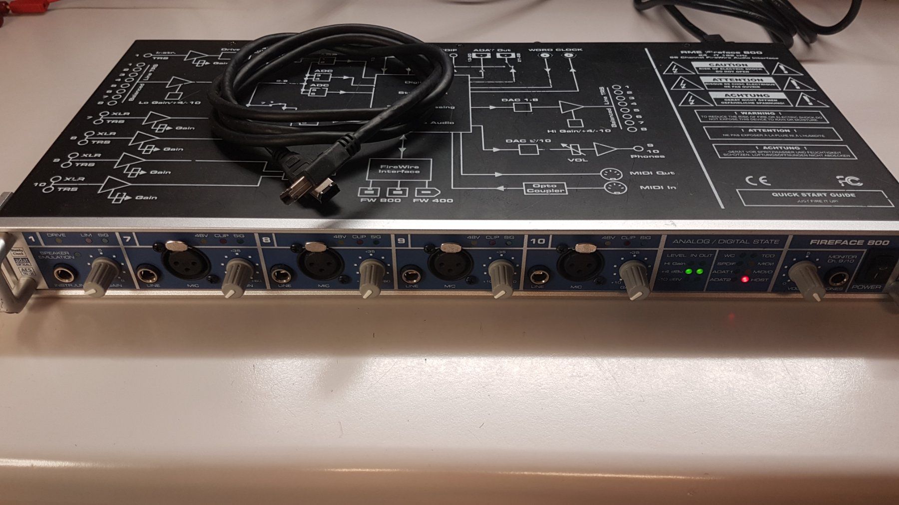 RME Attrezzatura per studi di registrazione: RME fireface 800 Audio-Interface/Soundkarte – Usato da Frauenfeld venduto da Tozz 1