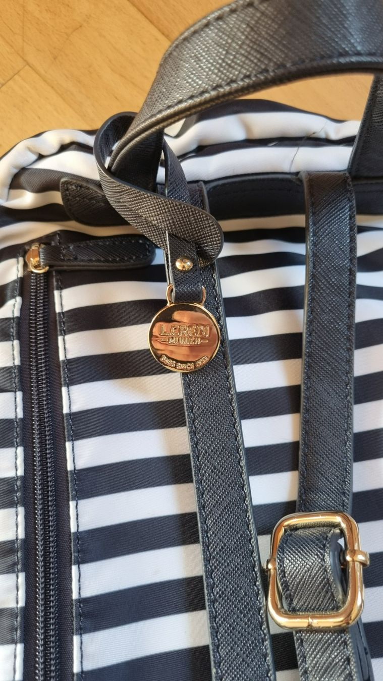 Rucksäcke: L.Credi Rucksack blau/weiss gestreift – Gebraucht aus Wohlen AG von stephanieAG 1