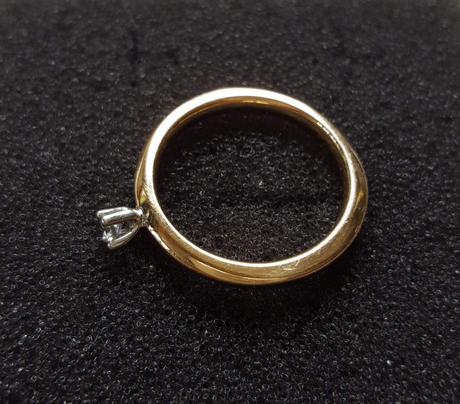 Anelli: Gold 585 Solitär Ring mit Brillant – Nuovo (secondo la descrizione) da Wald ZH venduto da Dasilver 8