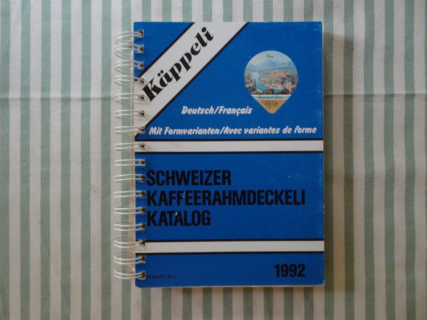 Coperchi dei cremini per caffè: Käppeli KRD Katalog 1992 - K32 – Usato da Küssnacht am Rigi venduto da Kleinpreis-Shop