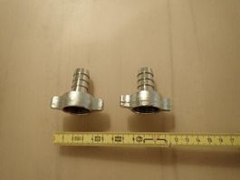 2 Wasserhahn Schlauchanschluss Metall