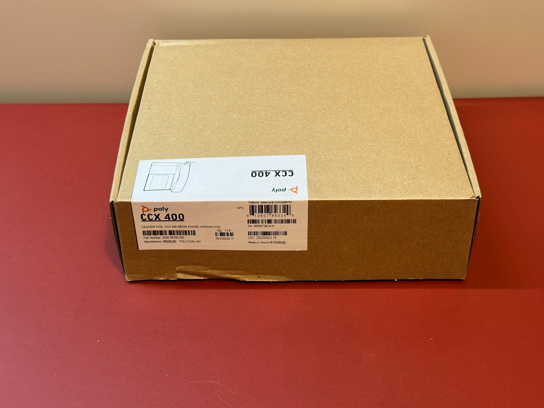 Polycom Telefoni: Polycom CCX 400 – Nuovo e nell'imballaggio originale da Glattpark(Opfikon) venduto da provola 2