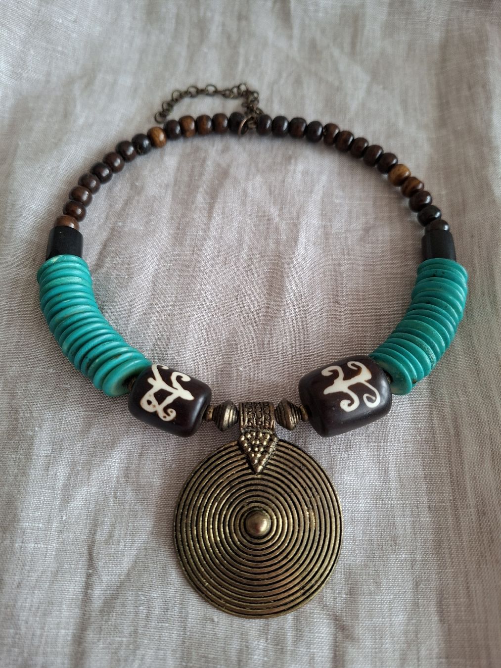 Ketten: Collier Ethnique - Statement Bohème Tribal – Neu (gemäss Beschreibung) aus Lutry von Sim_Sta 2