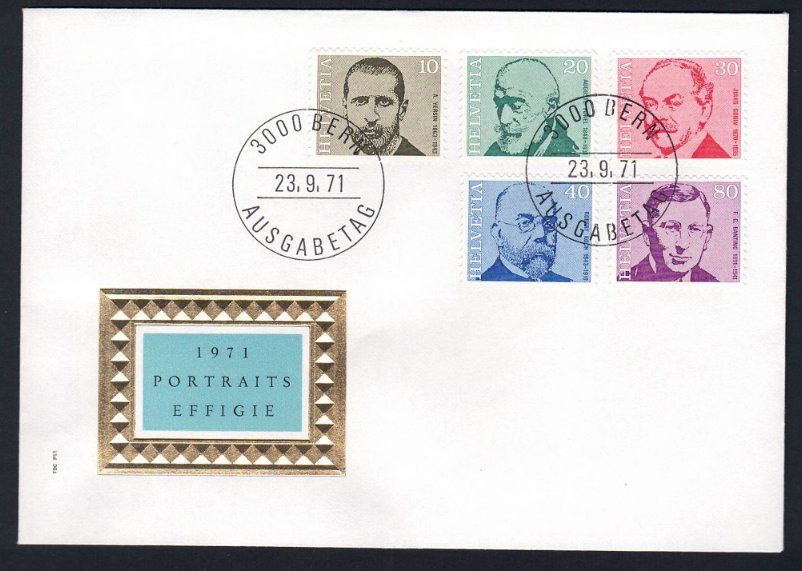 Tutti i francobolli: Sammlung CH Ersttagsbriefe 1971 – Nuovo (secondo la descrizione) da Pfäffikon ZH venduto da Romulus 3