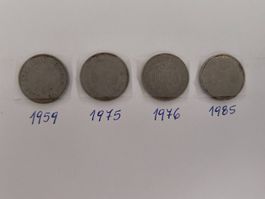 1 Deutsche Mark 1959, 1975, 1976, 1985