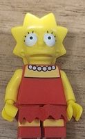 LEGO Simpsons Minifigur Lisa Simpson guter Zustand