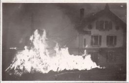 CHAUX - de - FONDS, incendie de l'orphelinat en 1927