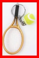 Schlüsselanhänger Tennisschläger GOLD Racket Federer Ass