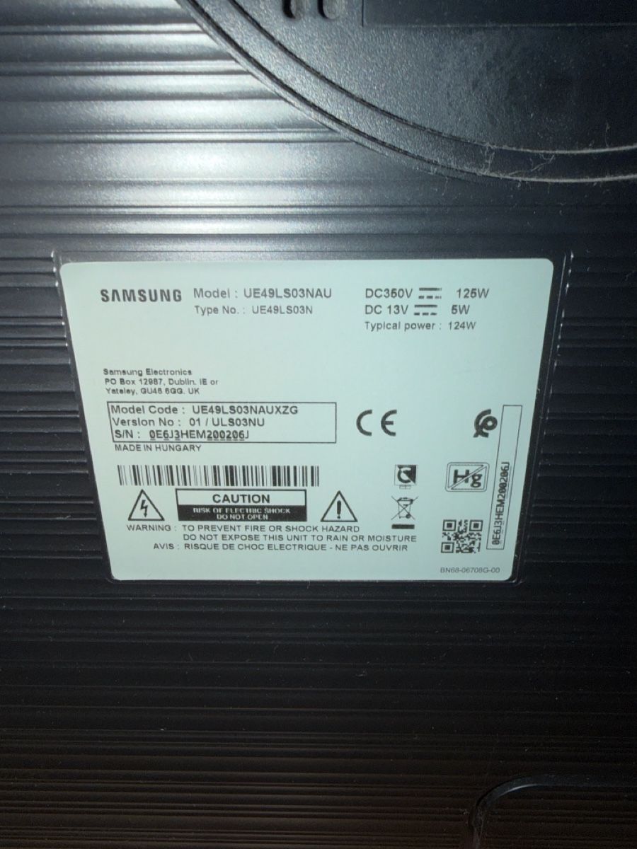 Televisori: Samsung The Frame 49 Zoll – Usato da Zürich venduto da a.bertogg 4
