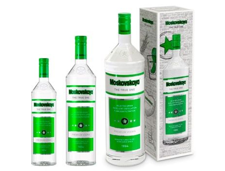 Bevande alcoliche: Moskovskaya Vodka 0,5 ltr. – Nuovo e nell'imballaggio originale da Bülach venduto da RockBottomOffTheRamp