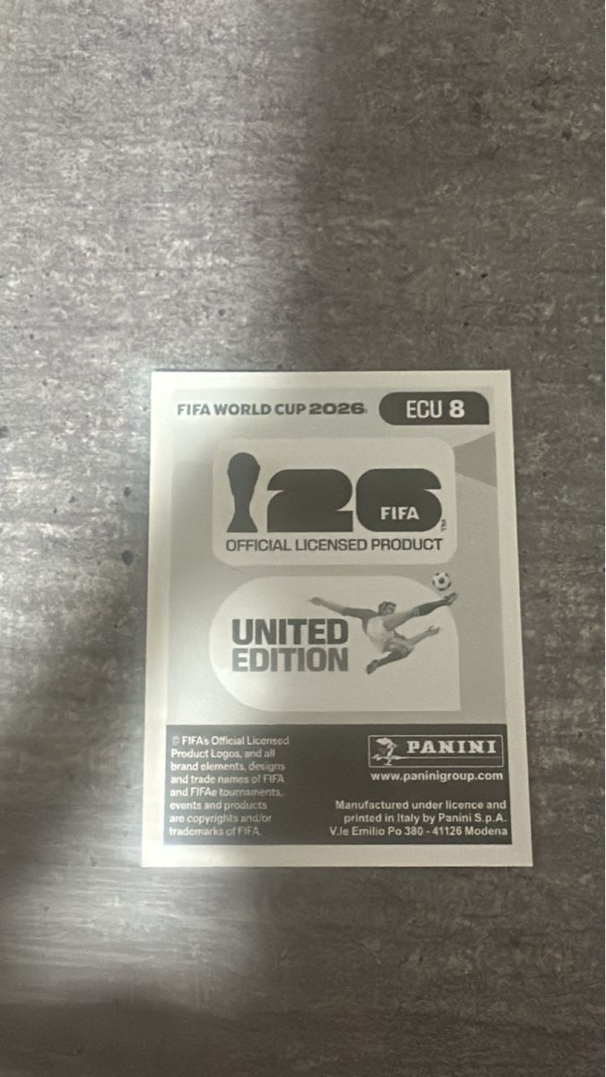 Panini Carte collezionabili: ECU 8 , FIFA WORLD CUP 2026 PANINI  – Nuovo (secondo la descrizione) da Frauenfeld venduto da 1PegPeg1 1
