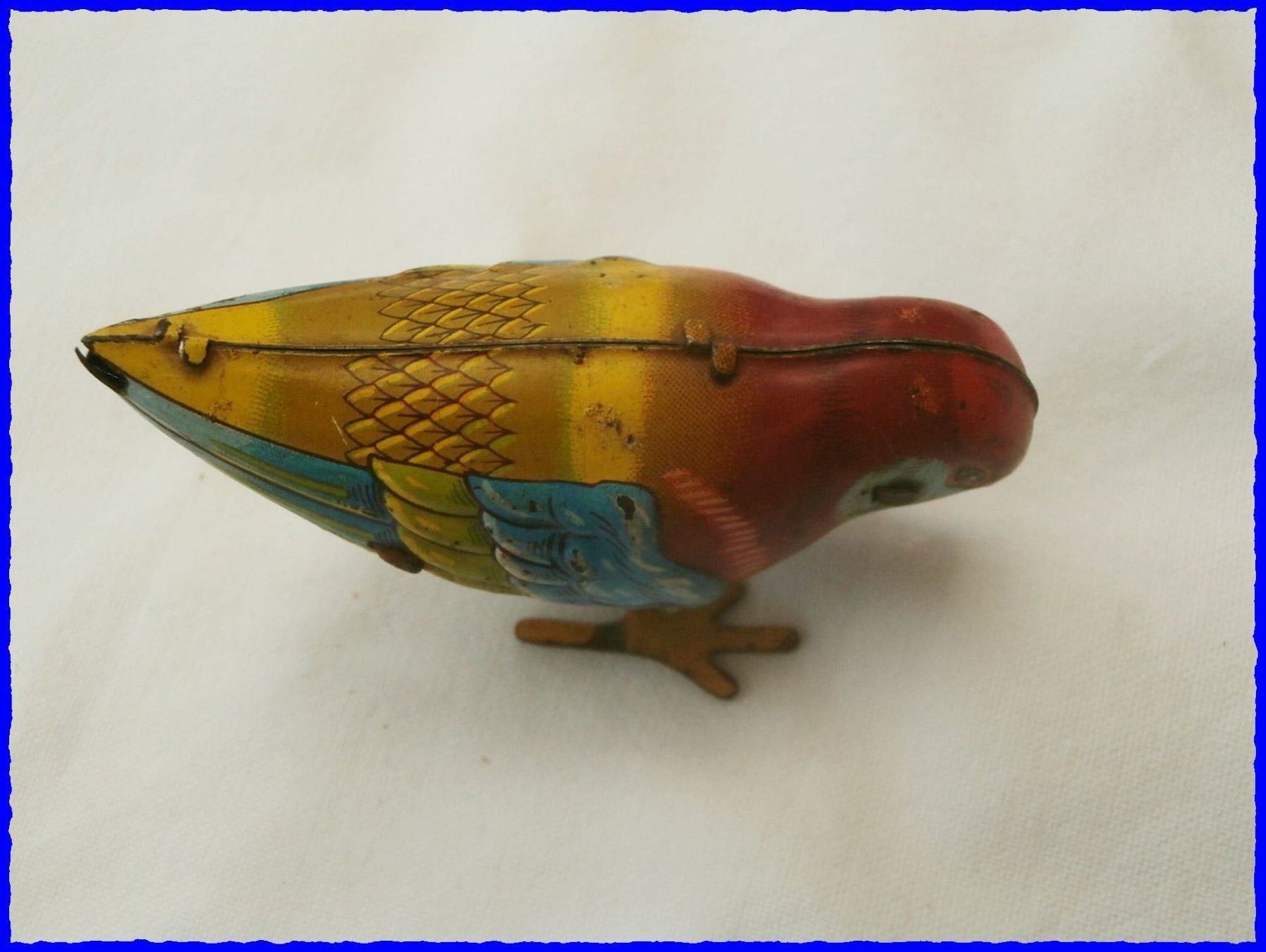 Giocattoli: antikes Blechspielzeug: Pickender VOGEL - mit Aufzug – Usato da Worblaufen venduto da Re_mo81 2