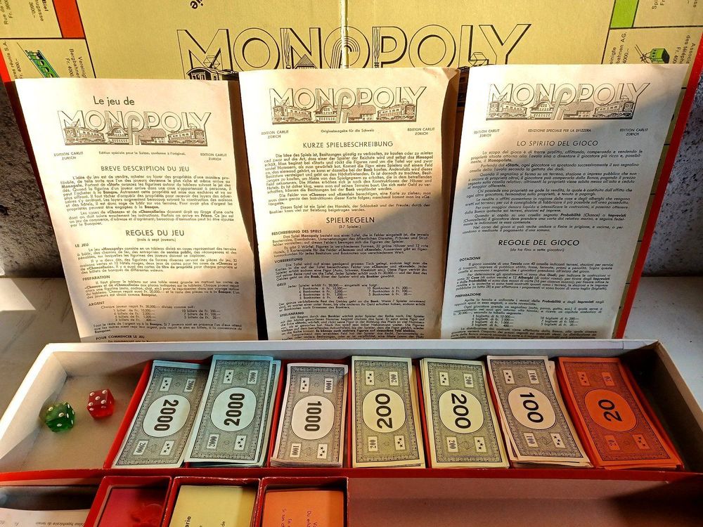 Jeu de société : Ancien MONOPOLY. Complet. En bon état - Jeux & Jouets