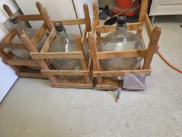25liter Flaschen 3 stück mit zapfen