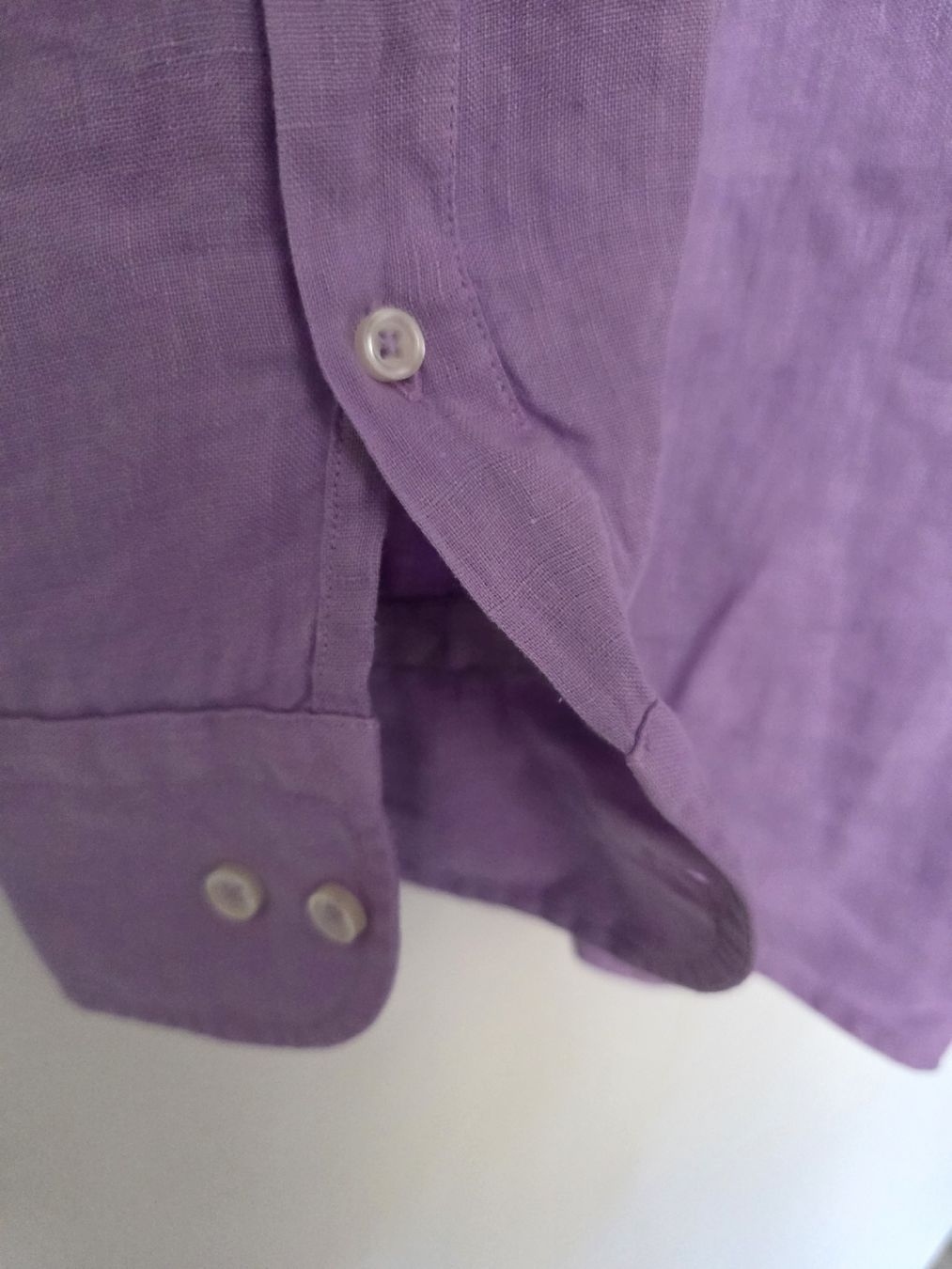 Massimo Dutti Camicie: Massimo Dutti Leinenhemd Flieder 100% Linen Gr. M – Usato da Interlaken venduto da NataliiaS 1