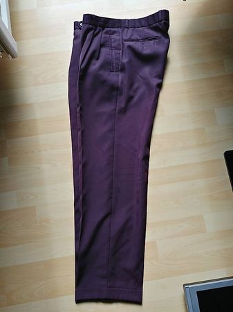 Frey Anzugshose lila/ Bordorot Top Zustand