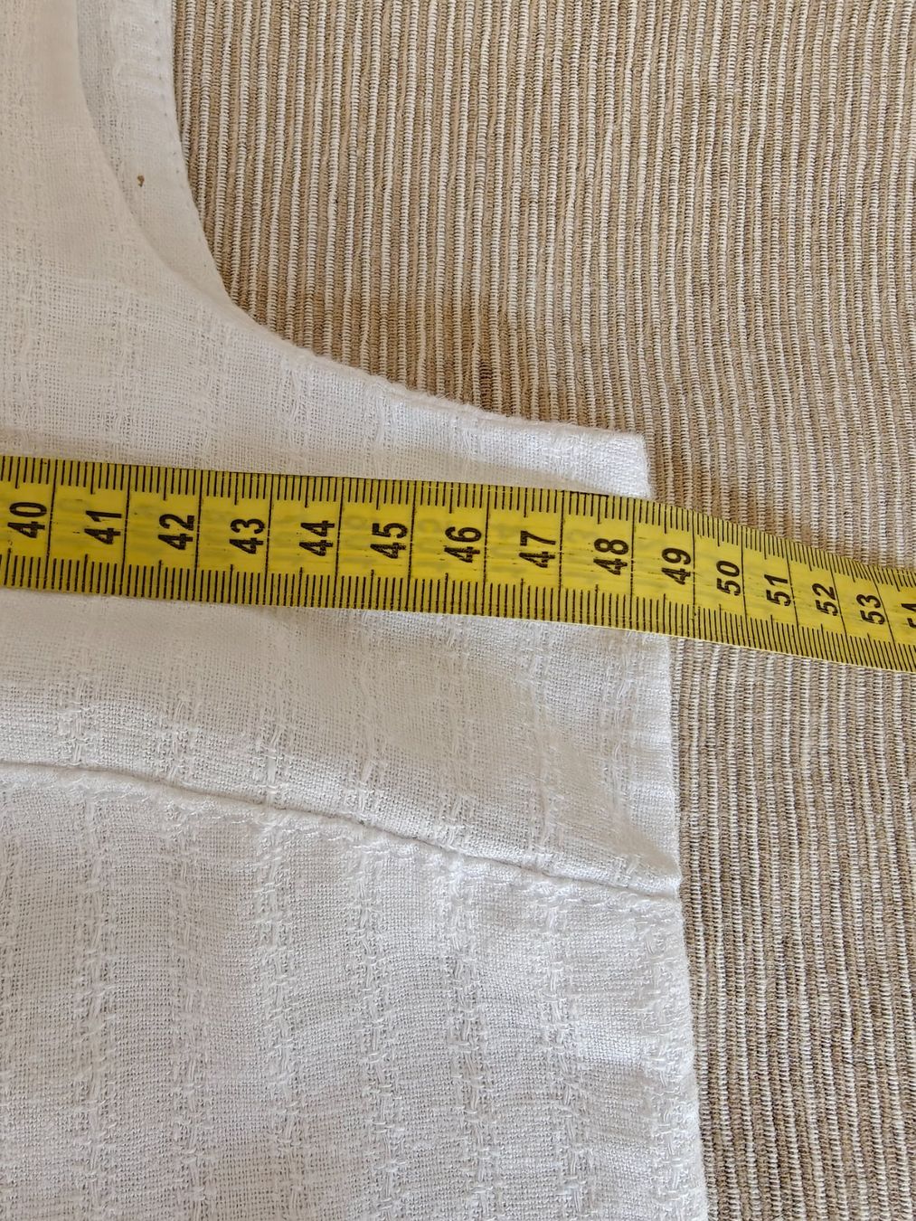 Next Vestiti: Next white cotton shift v-back pockets S – Usato da Geneve venduto da readycat 2