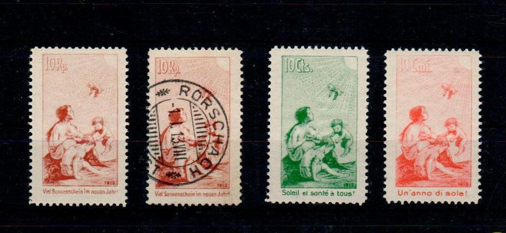 Alle Briefmarken: PJ Vorläufer 1912 – Gebraucht aus Wolhusen von Curver9