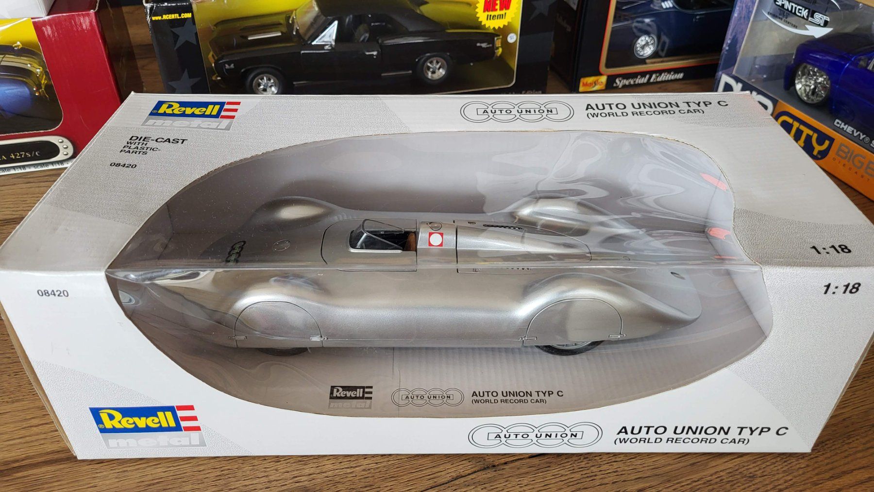 Revell Modellini d'auto: Auto Union Typ C 1:18 Revell – Usato da Rothrist venduto da Juana5 5