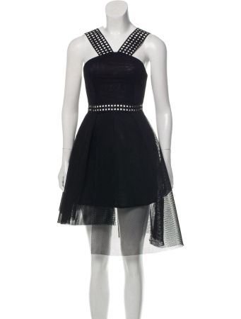 Self Portrait mesh dress