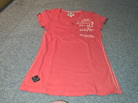 T-Shirt orange/rot Gr. 34 S SOCCX Neu