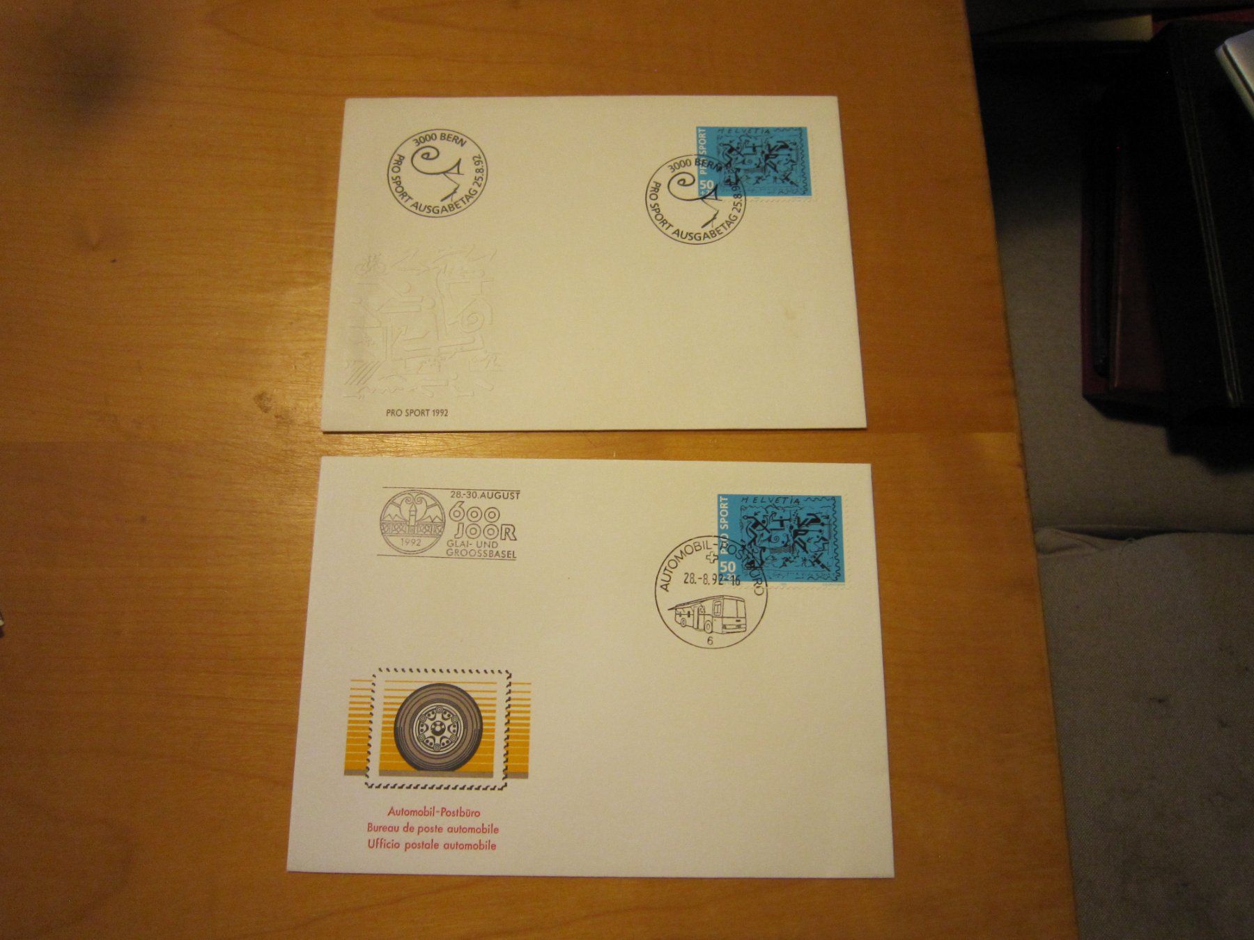 Tous les timbres: 1992 FDC und APB 600 Ja Klei und Grossbasel – D'occasion à Gordola par Polentaefung