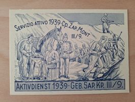 AK Militär Schweiz, Aktivdienst 1939