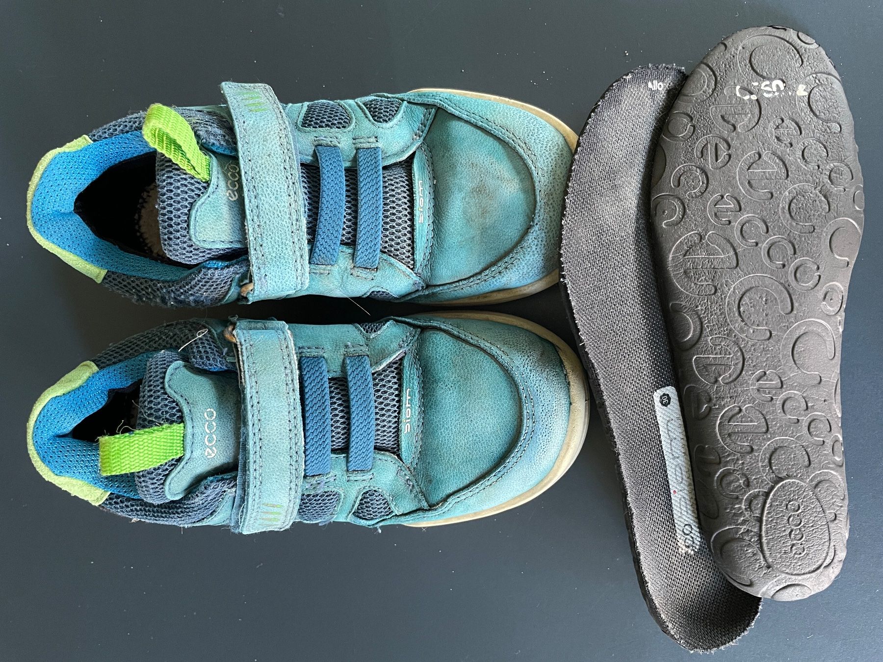 Ecco Scarpe per ragazzi: Grösse 30 Goretex Ecco Biom Halbschuhe Kinder blau – Usato da Winterthur venduto da calbecht 2