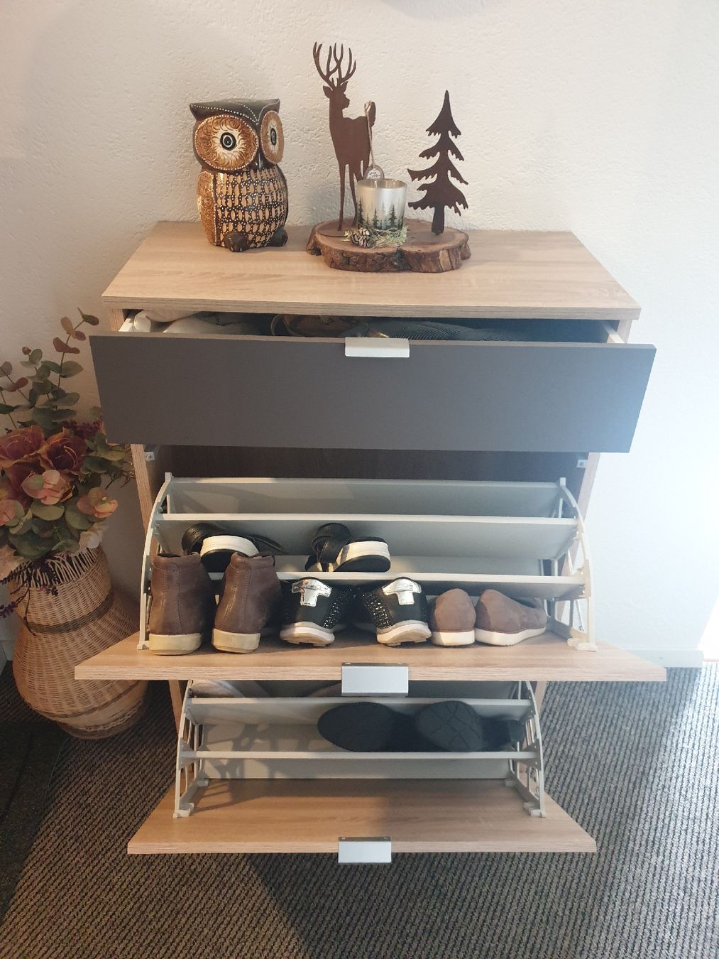 Cassettiere: Schuhschrank Eiche-Optik, Top Zustand!  – Usato da Feldbach venduto da Gwaechshuus 1