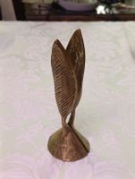 Vintage Messing Skulptur "Blätter" – Handarbeit Beschreibung