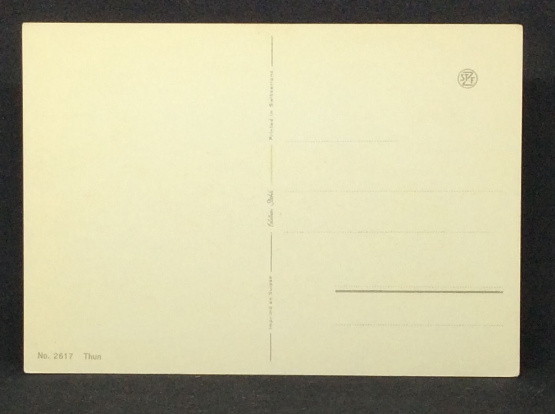 Cartoline postali: Thun – Usato da Widnau venduto da Brusi9 1