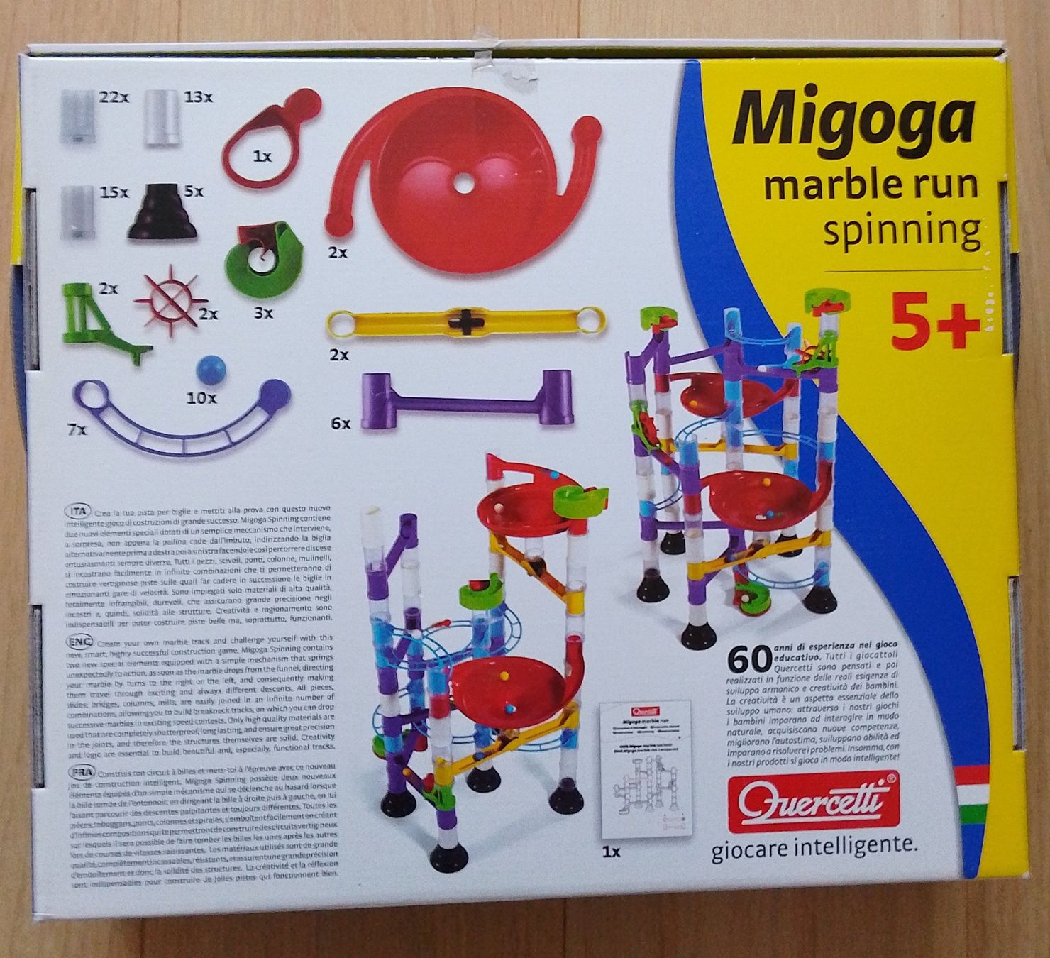 Spielzeuge: Kugelbahn Bauset Quercetti ca. 90 Teile ab 5+ – Gebraucht aus Wohlen AG von salamanderspielwaren 2