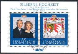 LIECHTENSTEIN 1992 SILBERNE HOCHZEIT AUSGABETAG - LI273