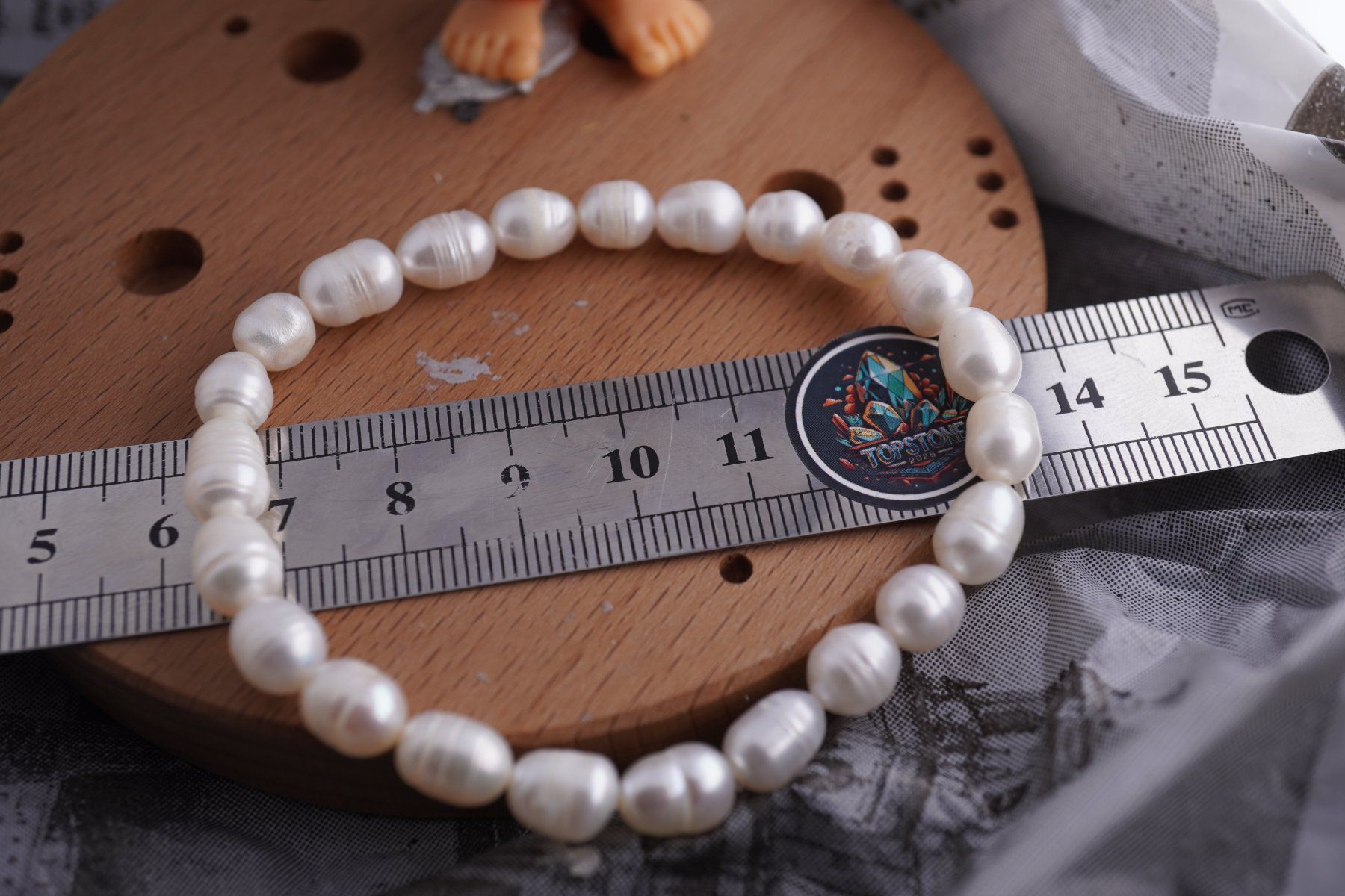 Mineralien & Heilsteine: Perlen Weiss Armband       Ab 1.- – Neu und originalverpackt aus Eschenbach SG von topstone 7