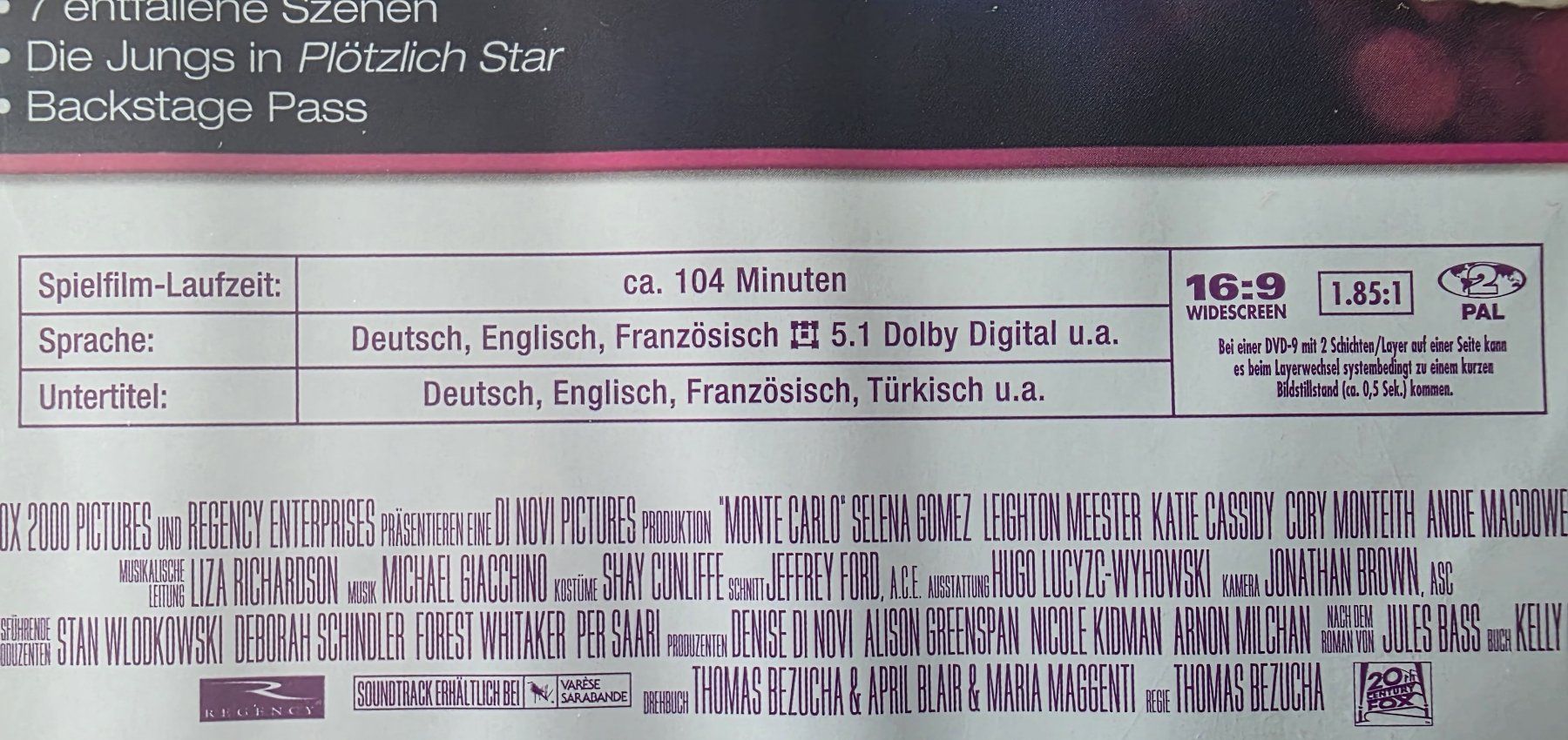 Tous les DVDs: DVD Plötzlich Star – D'occasion à Oetwil am See par fineli2 1