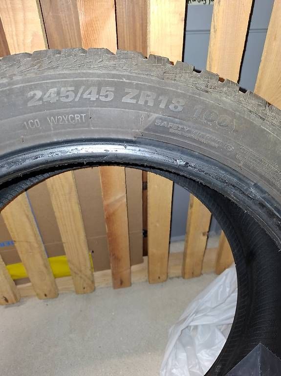Pneumatici & Ruote complete: Winterreifen 245/45 ZR18 – Usato da Schliern b.Köniz venduto da Nalsa 1
