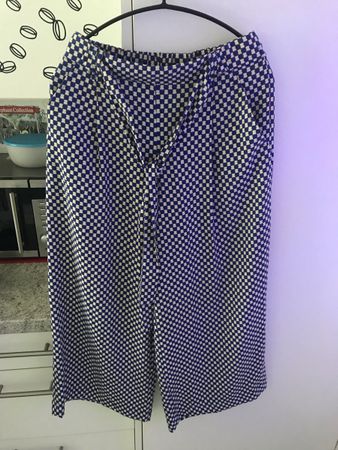 ZARA DAMEN HOSE OPTISCHEM PRINT
