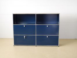 USM Sideboard in Stahlblau, Lieferung & Umbau möglich