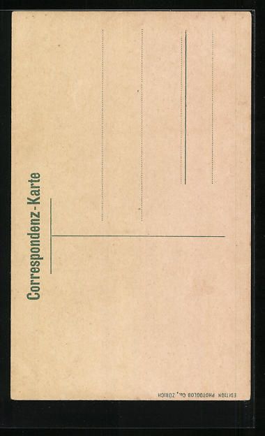 Cartoline postali: Interlaken, Ortspartie und Mann mit Hund – Usato da Berlin venduto da bartko-reher 1