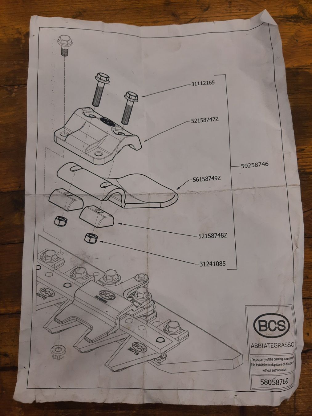 BCS Tutte le macchine: 2 Stück  BCS Gleitsohle Nr 58058769 – Nuovo (secondo la descrizione) da Eschlikon TG venduto da Freitech.2015 3