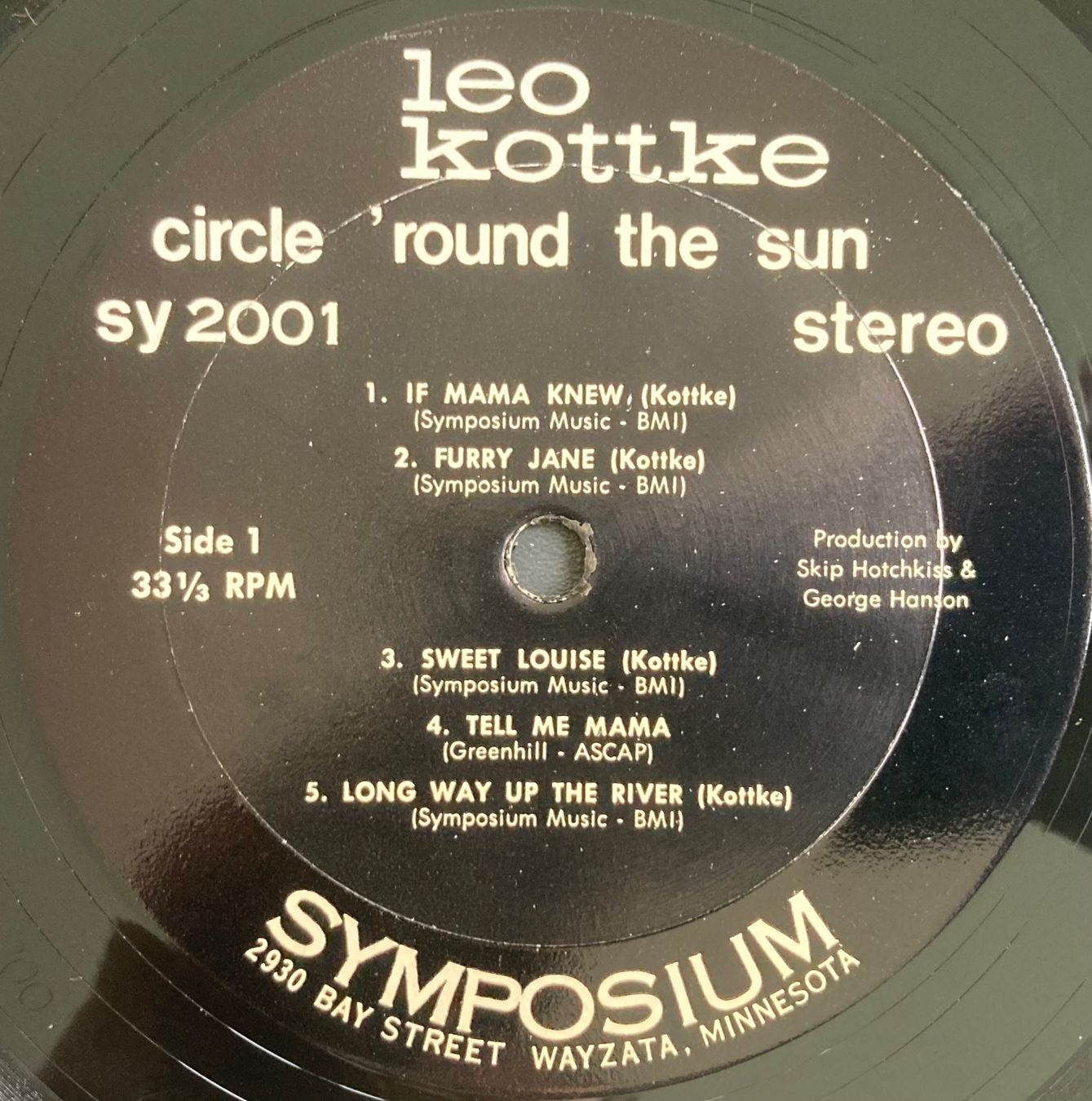 Vinyles: LEO KOTTKE - CIRCLE 'ROUND THE SUN – D'occasion à Poliez-Pittet par Newtown-Records 2