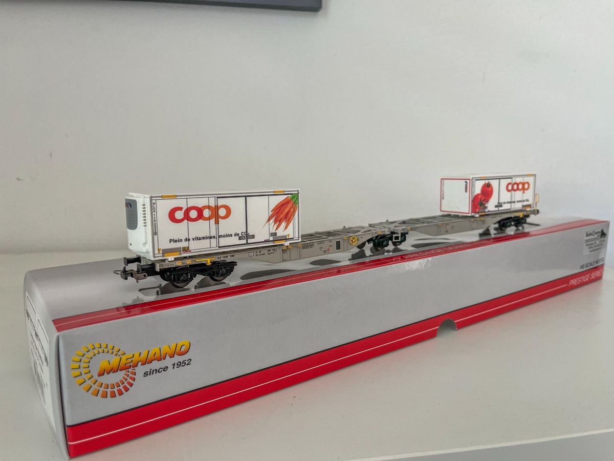 Mehano Trains électriques: Wagon Coop/railCare – D'occasion à Font par TrainspottersuisseHo